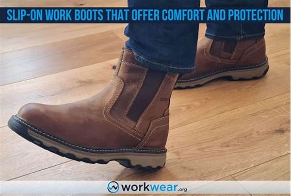 Comfortable Slip-on Work Footwear