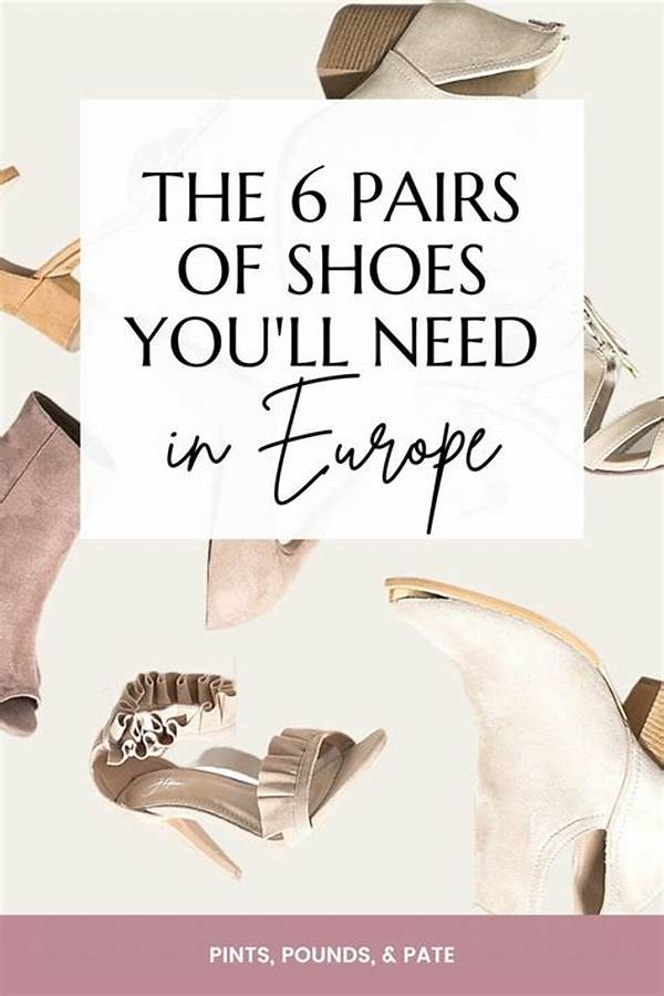 Comfortable Shoes For European Exploration