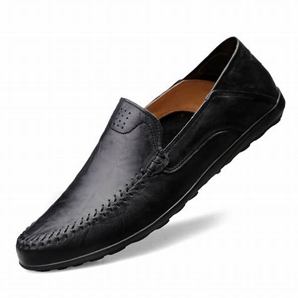 Elegant Men’s Leather Slip-ons